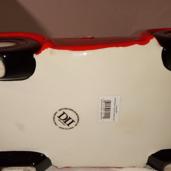 NIB Christmas Ceramic Cookie Jar - Truck - Picture 7 of 7